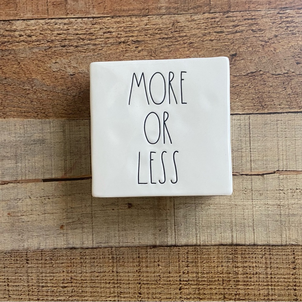 Less is More Decor Sign - Picture 3 of 5